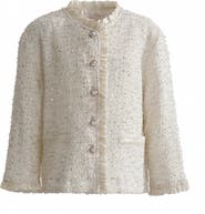 Tulleen Sequin Tweed Jacket