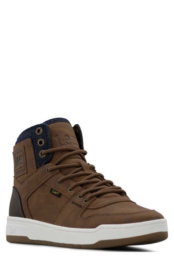 Lee Daybreaker High Top Sneaker In Brown