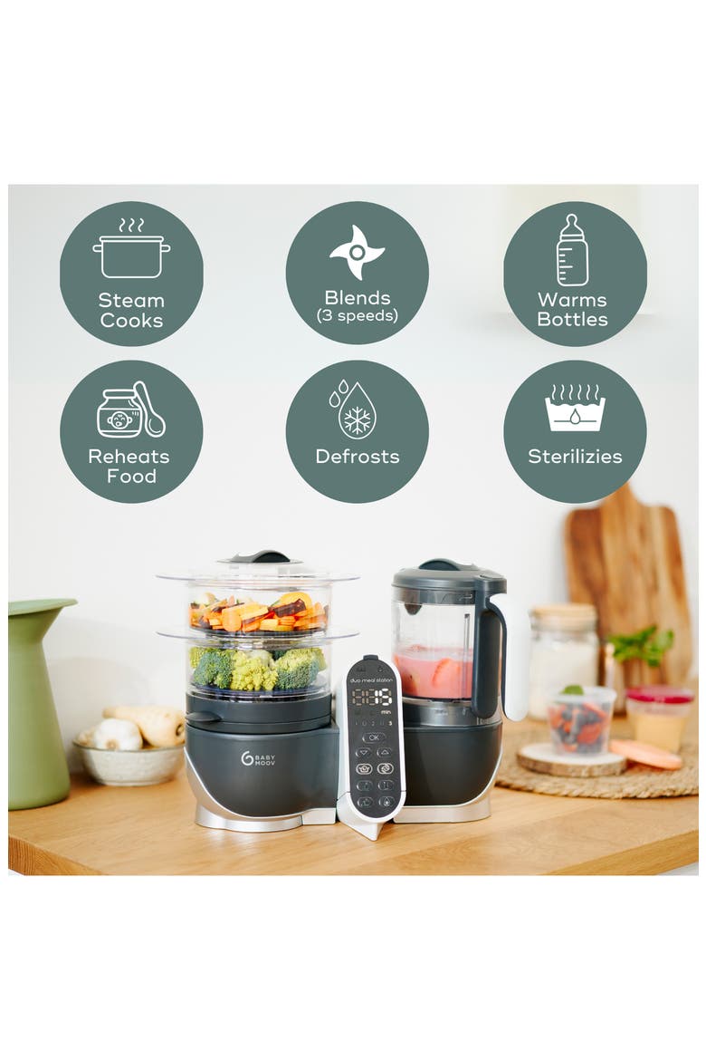 Duo Meal Station Baby Food Maker, Alternate, color, INDUSTRIAL GREY