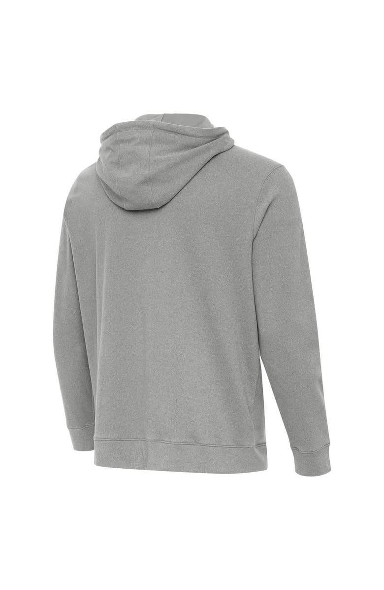 ANTIGUA Men's Antigua Heather Gray Indiana Hoosiers Cloud Pullover Hoodie, Alternate, color, Heather Gray