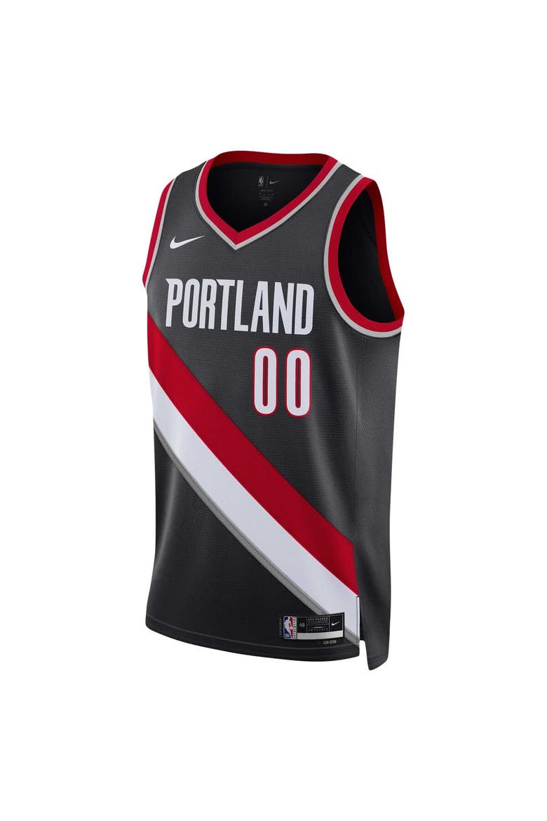 Unisex Nike Scoot Henderson Black Portland Trail Blazers 2023 NBA Draft Swingman Jersey - Icon Edition, Alternate, color, Black