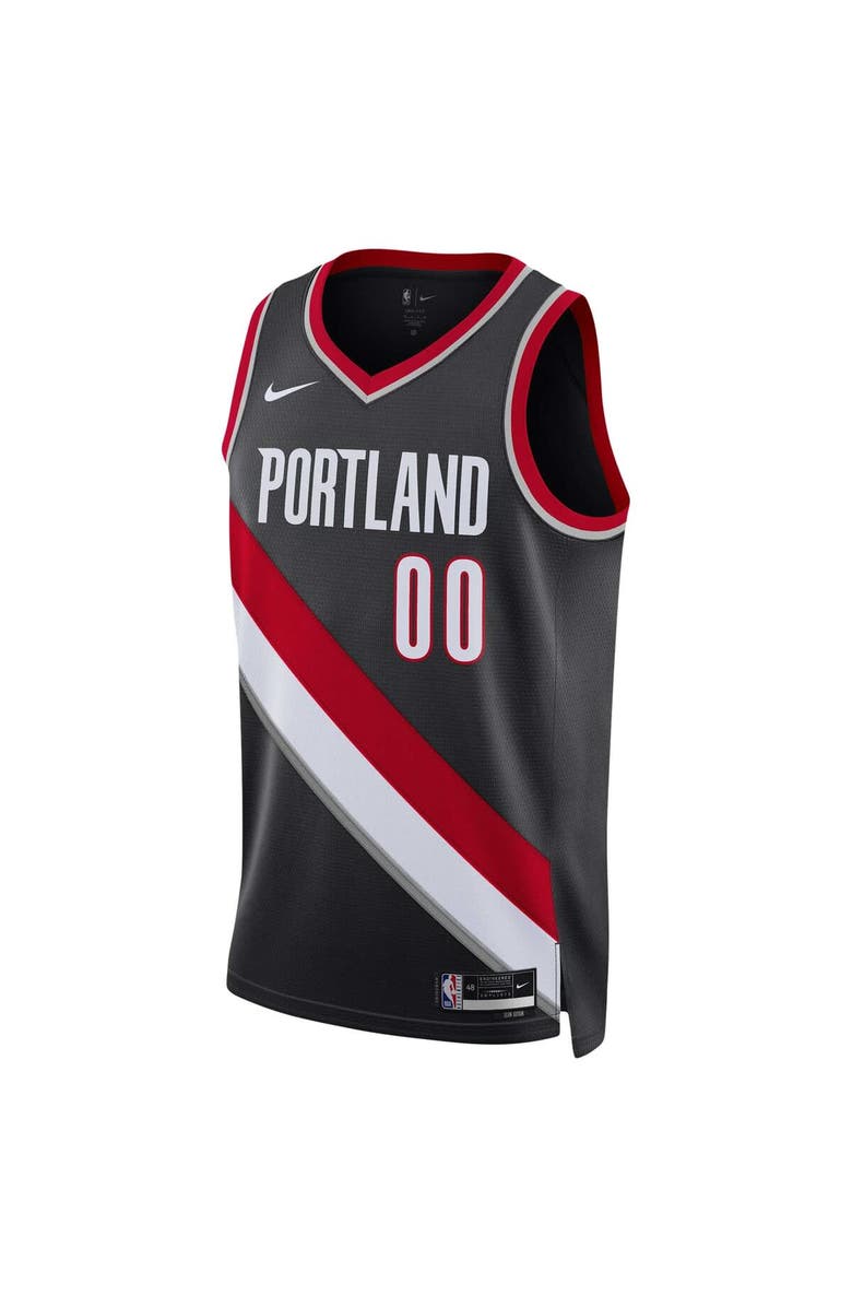 Nike Unisex Nike Scoot Henderson Black Portland Trail Blazers 2023 NBA Draft Swingman Jersey - Icon Edition, Alternate, color, Black