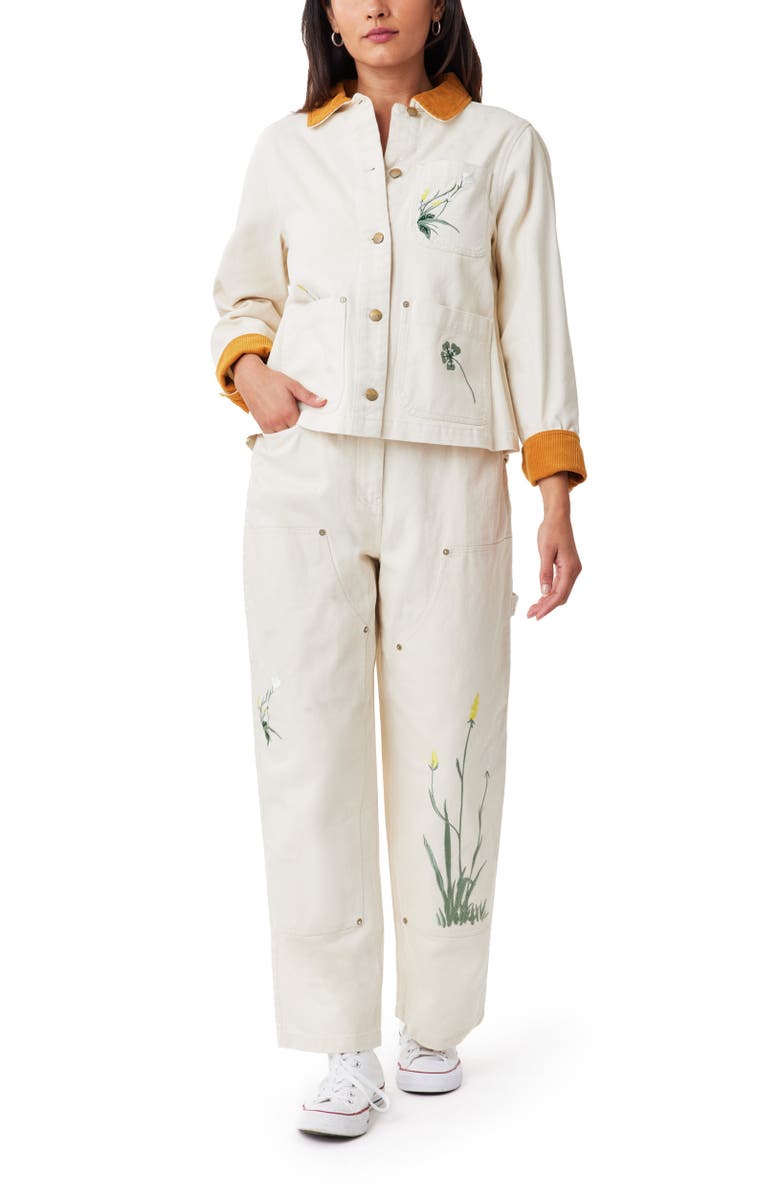 Scotch & Soda Embroidered Workwear Jacket, Alternate, color,