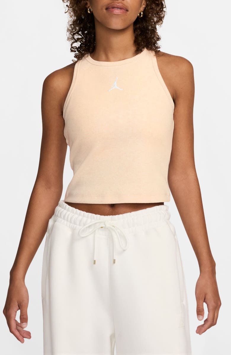 Jordan Essential Racerback Tank, Main, color, Guava Ice/ White