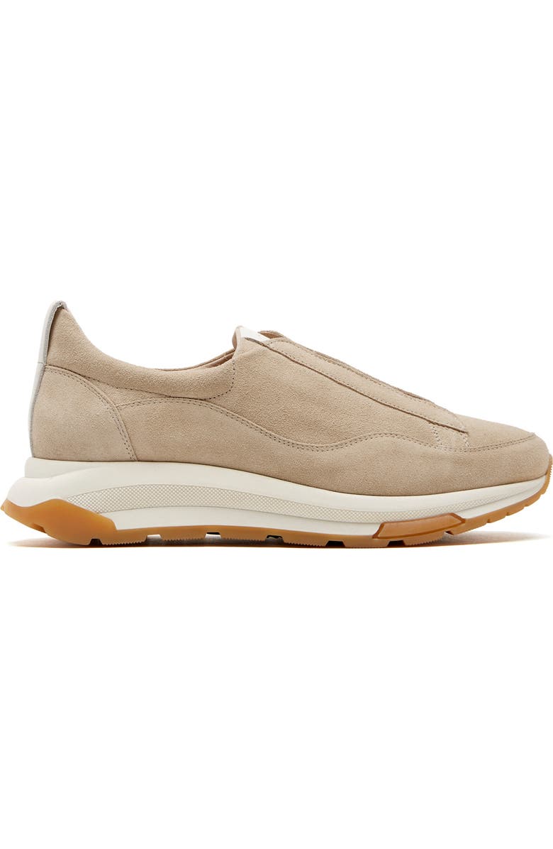La Canadienne City Dry<sup>™</sup> Waterproof Slip-On Sneaker, Alternate, color, Champagne Suede