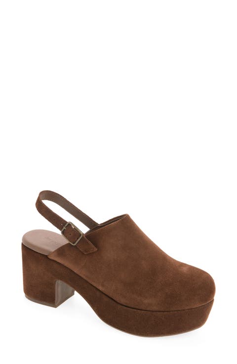 Gana Slingback Platform Mule