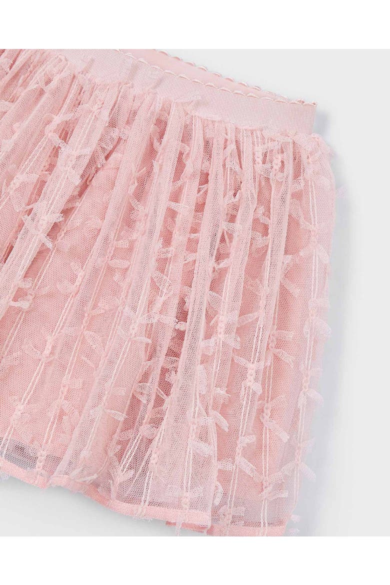 Tulle Skirt With Layered Texture, Alternate, color, Pink