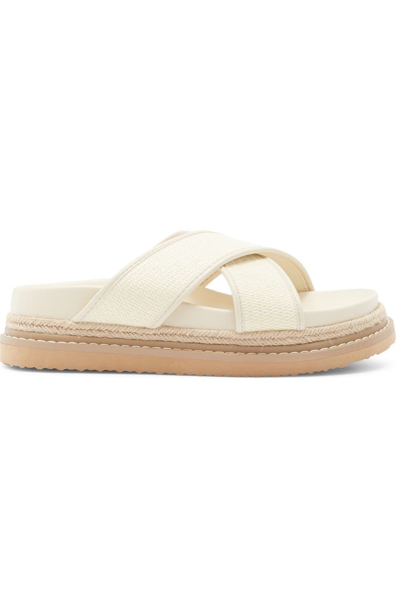 Billini Aysha Platform Sandal, Alternate, color, Cream Raffia