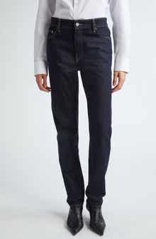 Low Rise Organic Cotton Tapered Straight Leg Jeans