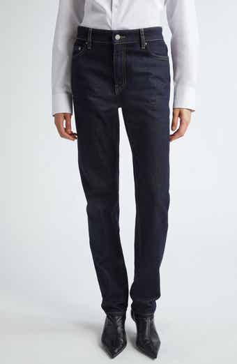 Low Rise Organic Cotton Tapered Straight Leg Jeans