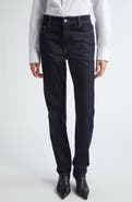 TOTEME Low Rise Organic Cotton Tapered Straight Leg Jeans