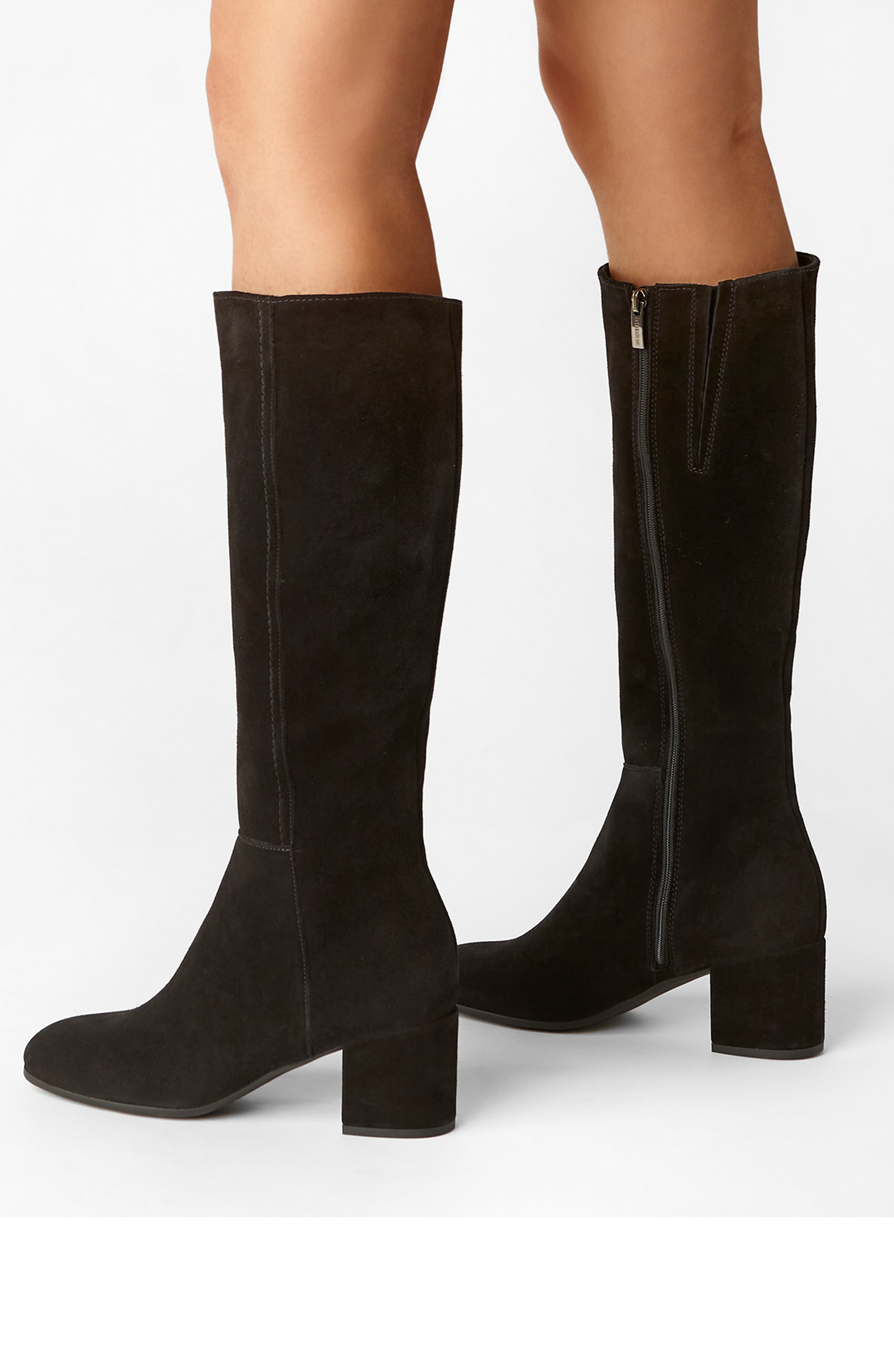 La Canadienne Jaxson City Dry<sup
™</sup
 Waterproof Knee High Boot, Alternate, color, Black Suede