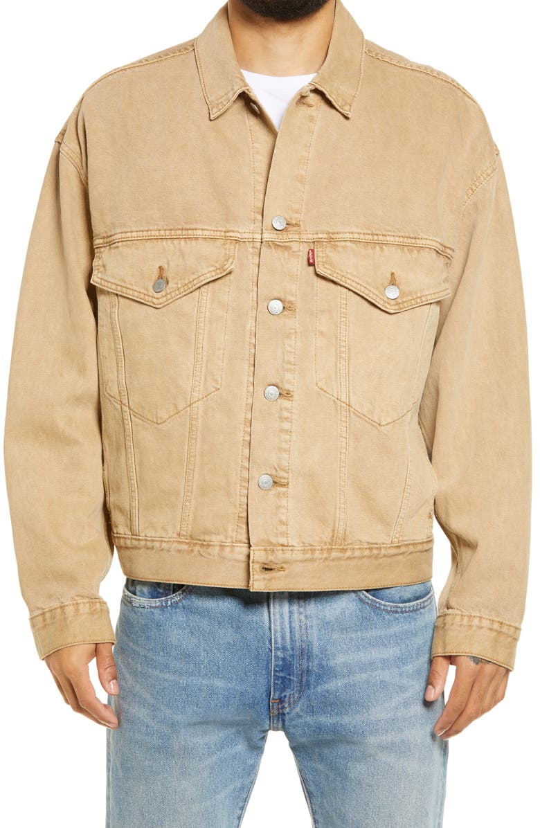 Levi's<sup>®</sup> Stay Loose Denim Trucker Jacket, Alternate, color,