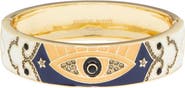 MARLYN SCHIFF Evil Eye Enamel Hinge Bracelet