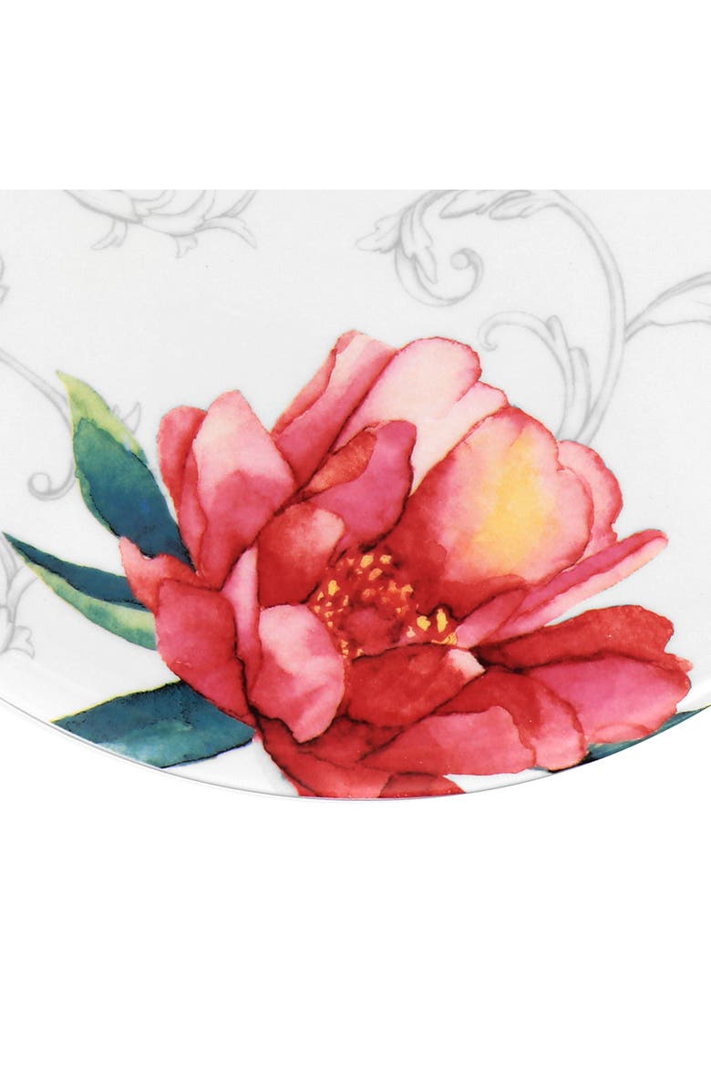 MARTHA STEWART Fine Ceramic Cake Plate, Alternate, color, White