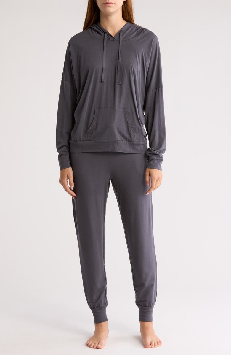 Honeydew Travel Light Hoodie Pajamas, Main, color, 