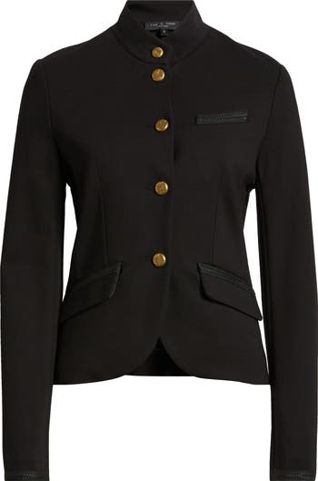 Braid Detail Crop Blazer