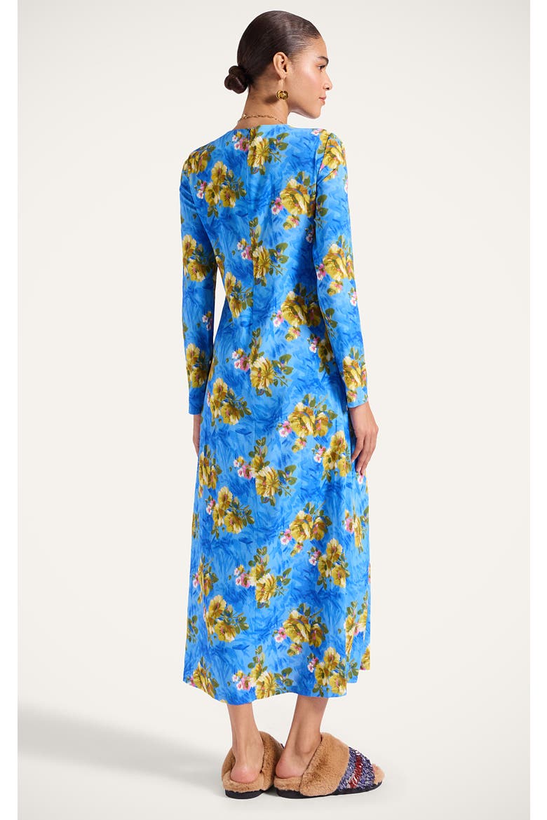 Long Sleeve Swing Dress, Alternate, color, Riptide Light Blue