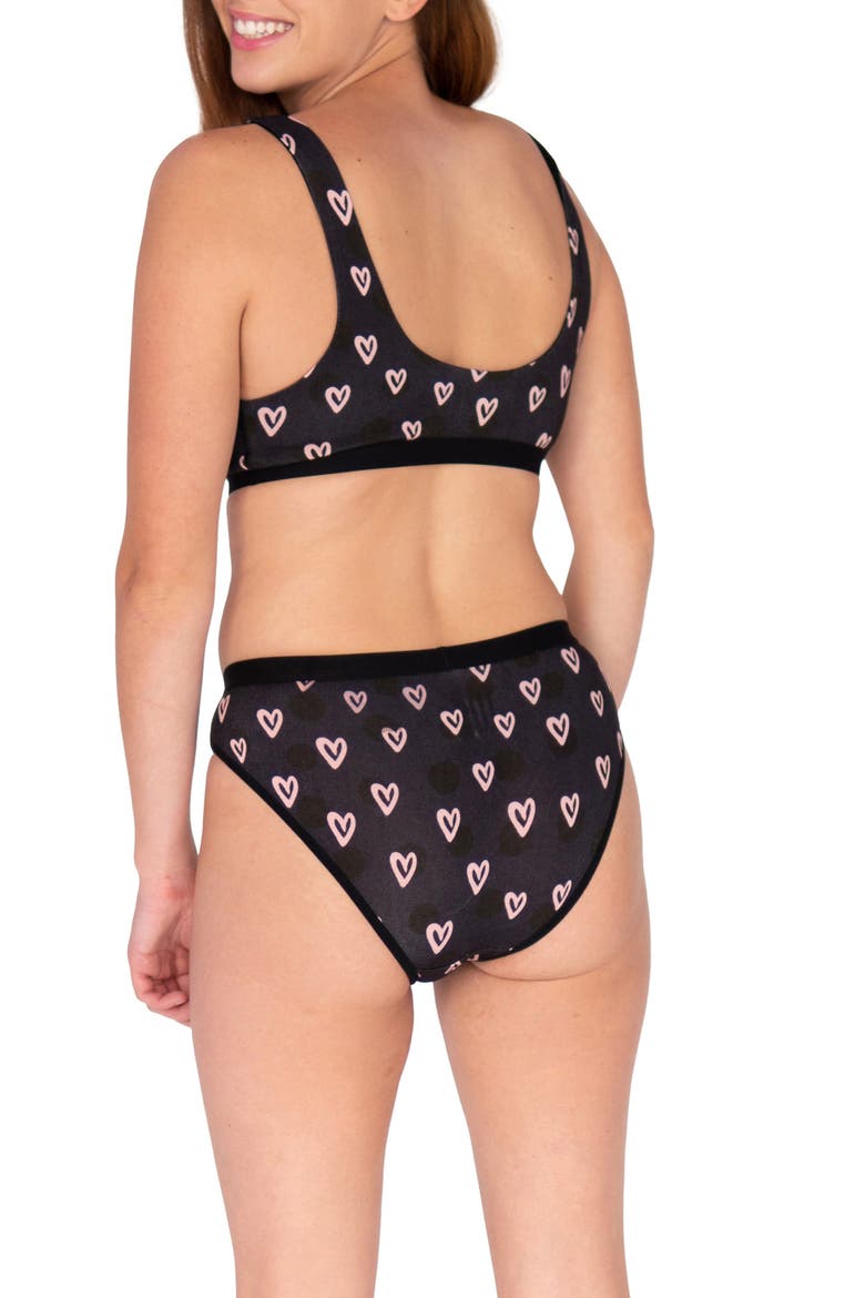 Hearts Bralette & Bikini Brief Set, Alternate, color, HEARTS