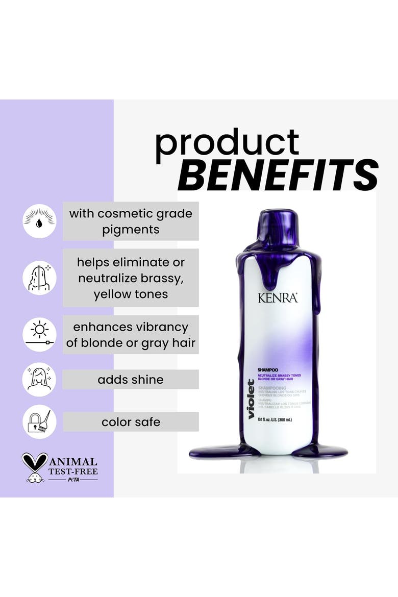 Violet Shampoo 10.1 oz, Alternate, color, N/A