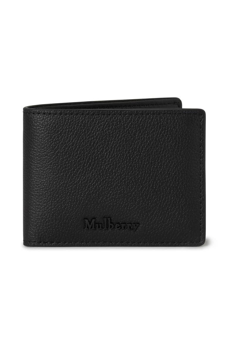 Farringdon Compact Leather Bifold Wallet, Main, color, Black
