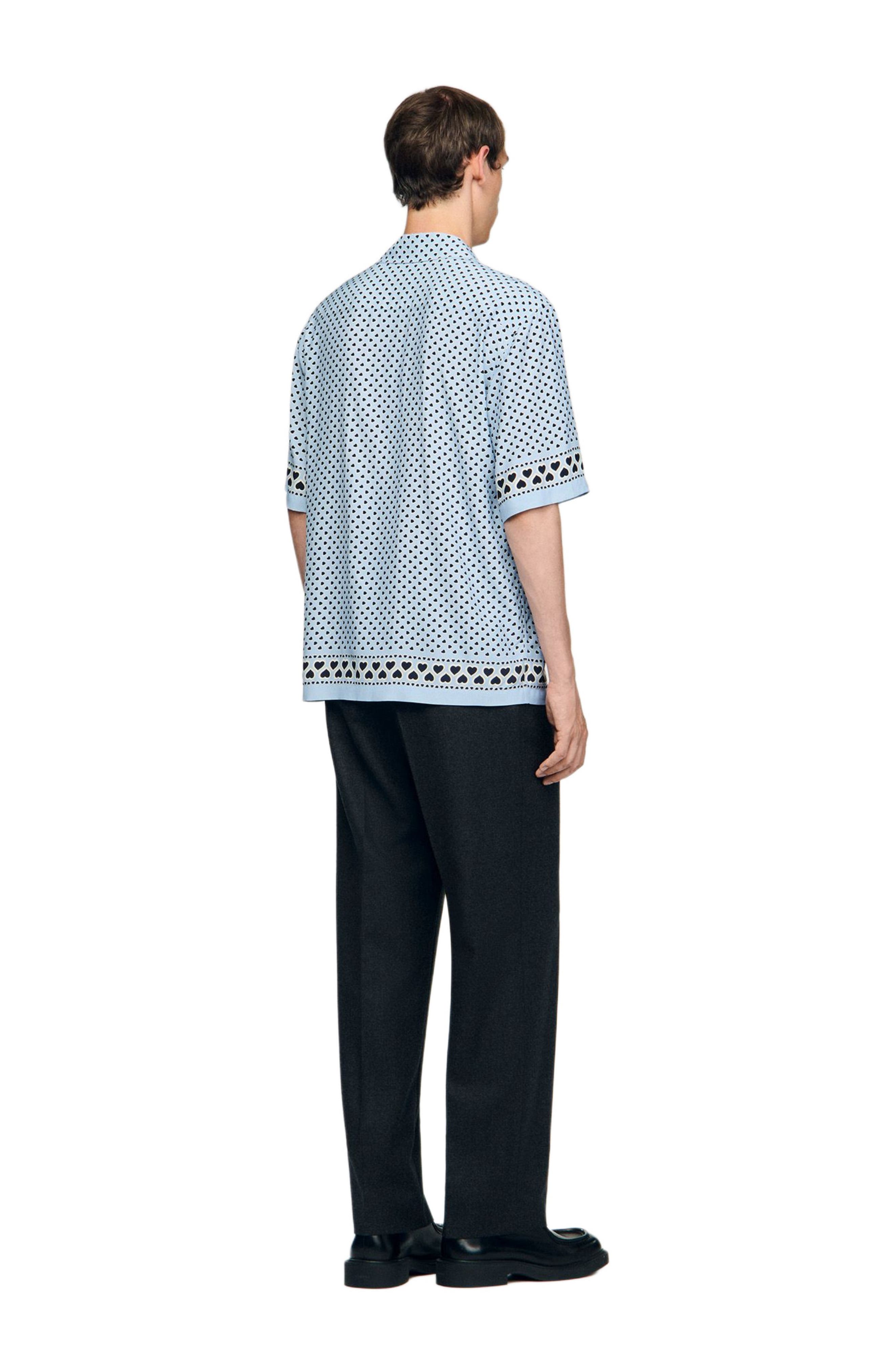 Heart motif flowing shirt - image 2
