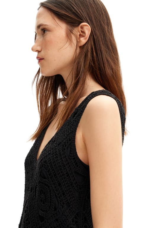 Desigual Short Crochet Dress