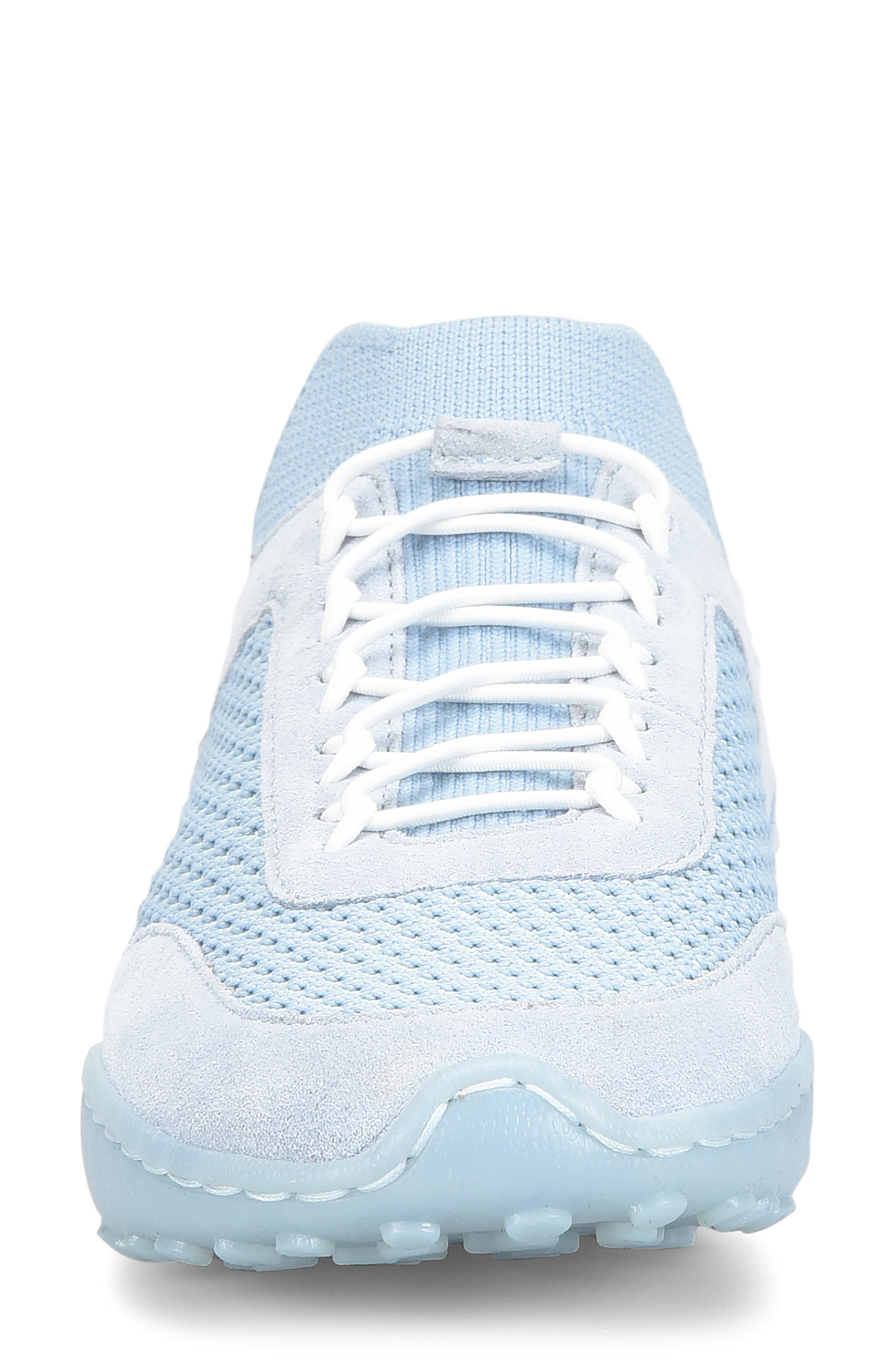 Aire Sneaker, Alternate, color, LIGHT BLUE KNIT COMBO