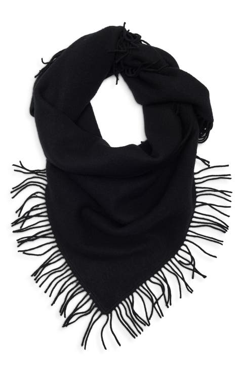 Laura Triangle Fringe Scarf