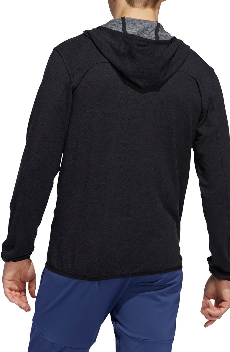 adidas City Studio Fleece Full Zip Hoodie, Alternate, color,