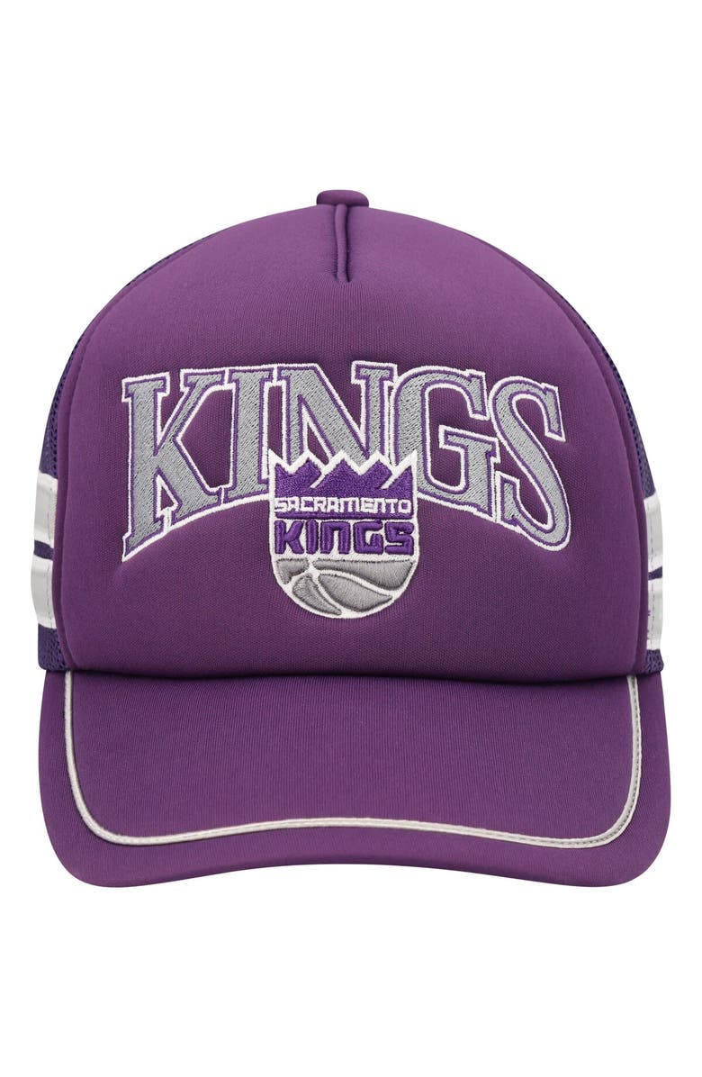'47 Men's '47 Purple Sacramento Kings Sidebrand Stripes Trucker Adjustable Hat, Alternate, color, Purple
