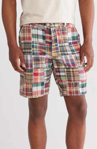 Vintage 1946 Acid Wash Patchwork Madras Plaid Shorts