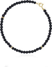 The Lovery Fine Jewelry Onyx Round Bead Bracelet