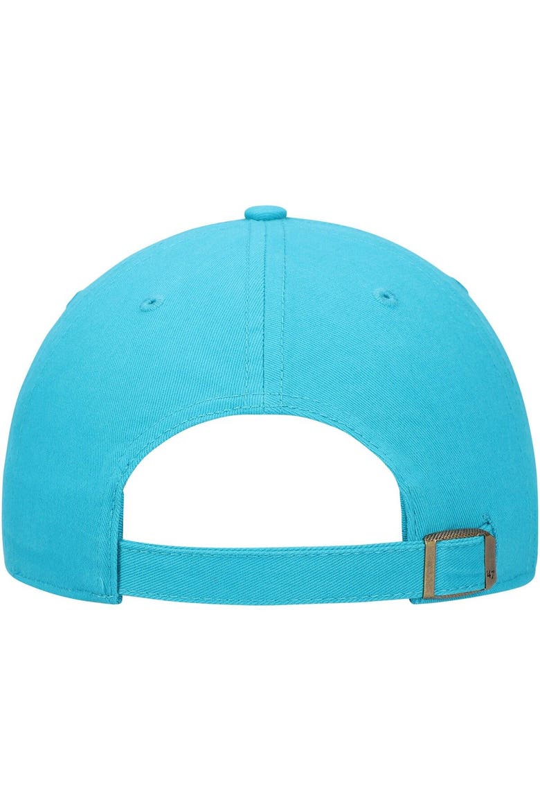 Women's '47 Teal Charlotte Hornets Miata Clean Up Logo Adjustable Hat, Alternate, color, Teal