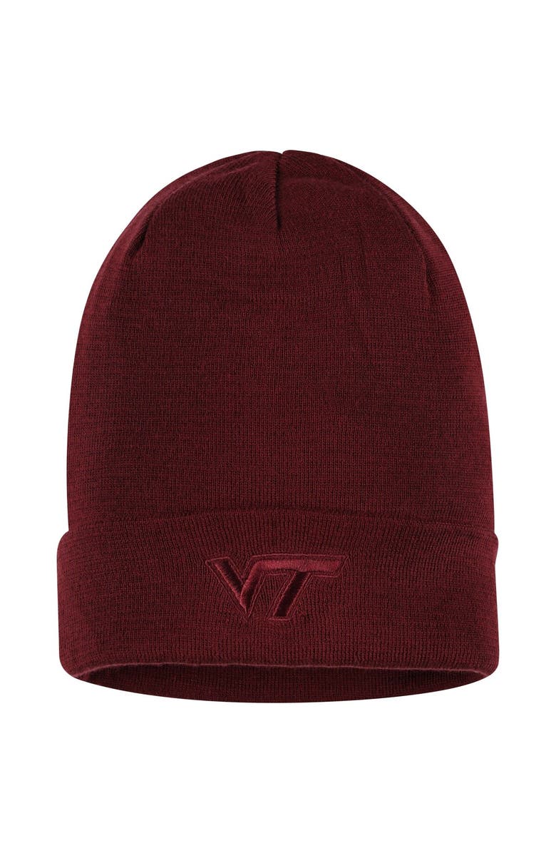 Nike Men's Nike Maroon Virginia Tech Hokies Tonal Cuffed Knit Hat, Main, color, 