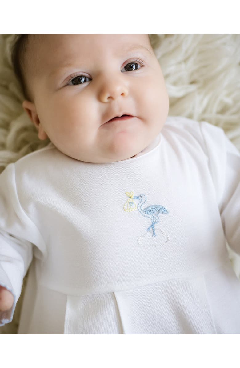 Cuclie Just Delivered Gown, Alternate, color, White & Blue