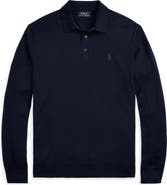 Polo Ralph Lauren Long Sleeve Wool Polo Sweater