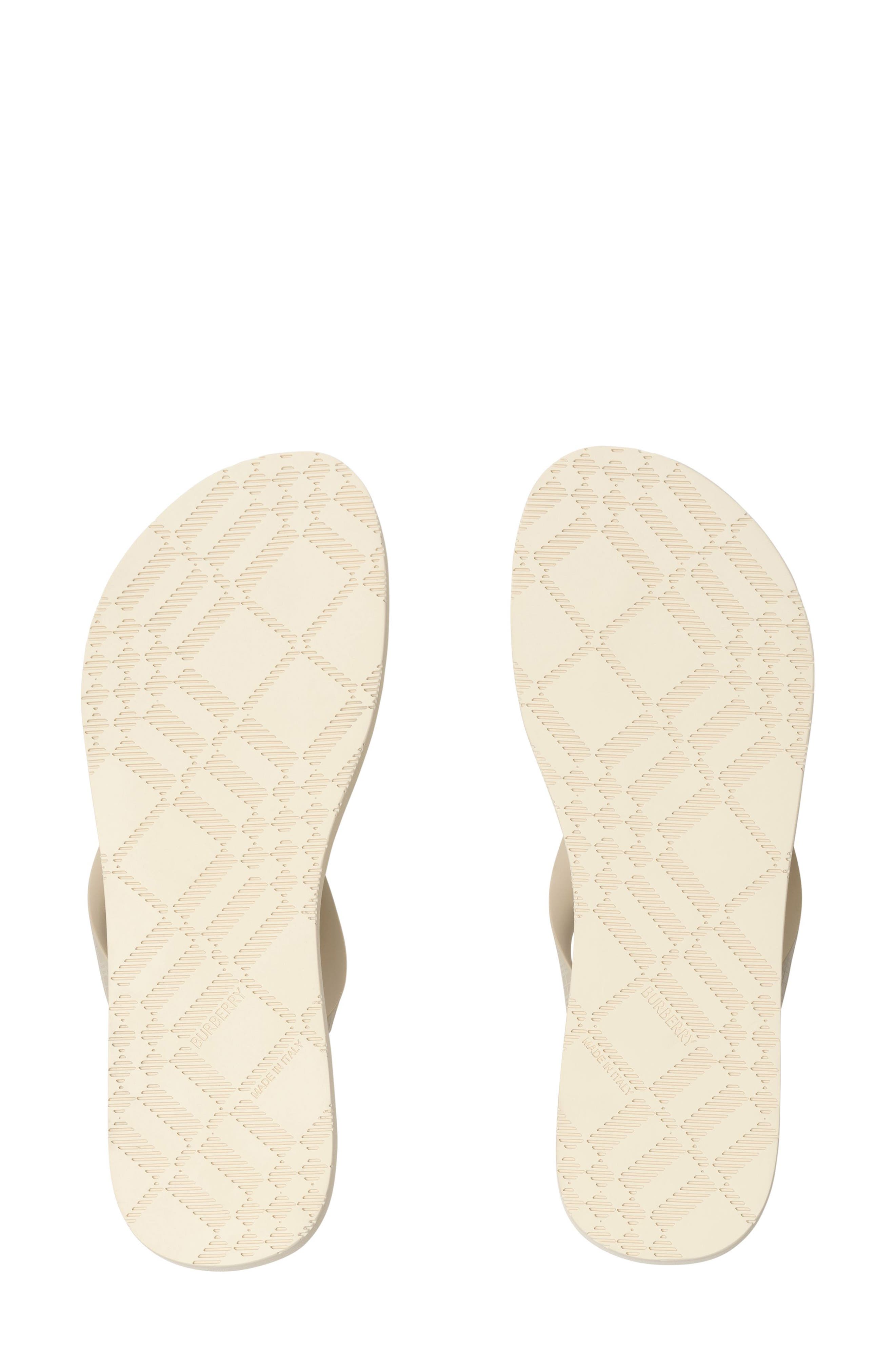 Haze Flip Flop, Alternate, color, YARN BEIGE CHECK/ HUNTER