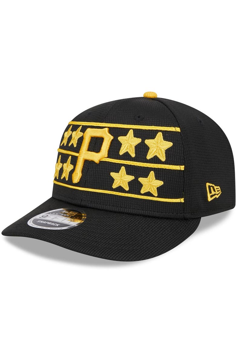 New Era Men's New Era  Black Pittsburgh Pirates 2024 Batting Practice Low Profile 9FIFTY Snapback Hat, Main, color, 