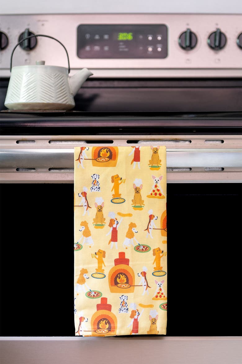 Dog Kitchen Towels - Pasta Pups & Pizza Pawty, Alternate, color, Pasta Pups and Pizza Pawty