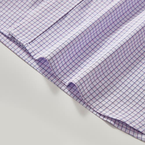 Regent Row Big And Tall Stanton Shirt Long Sleeve Button Down In Pink-blue-check