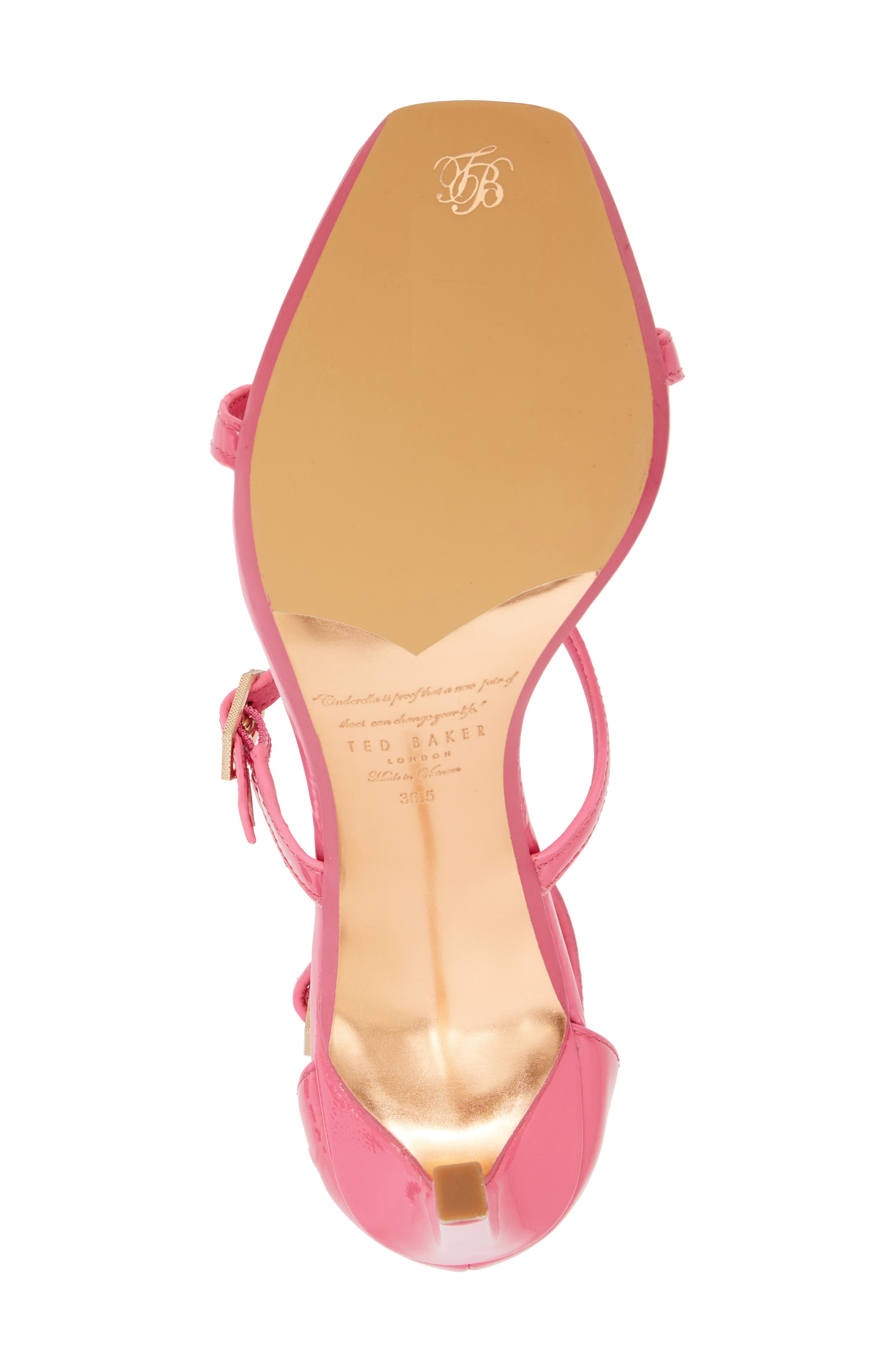 Ted Baker London Triap Strappy Square Toe Sandal, Alternate, color, 