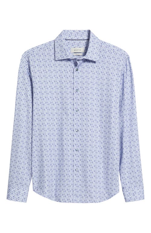 Bugatchi James Ooohcotton® Geometric Print Button-up Shirt In Lilac