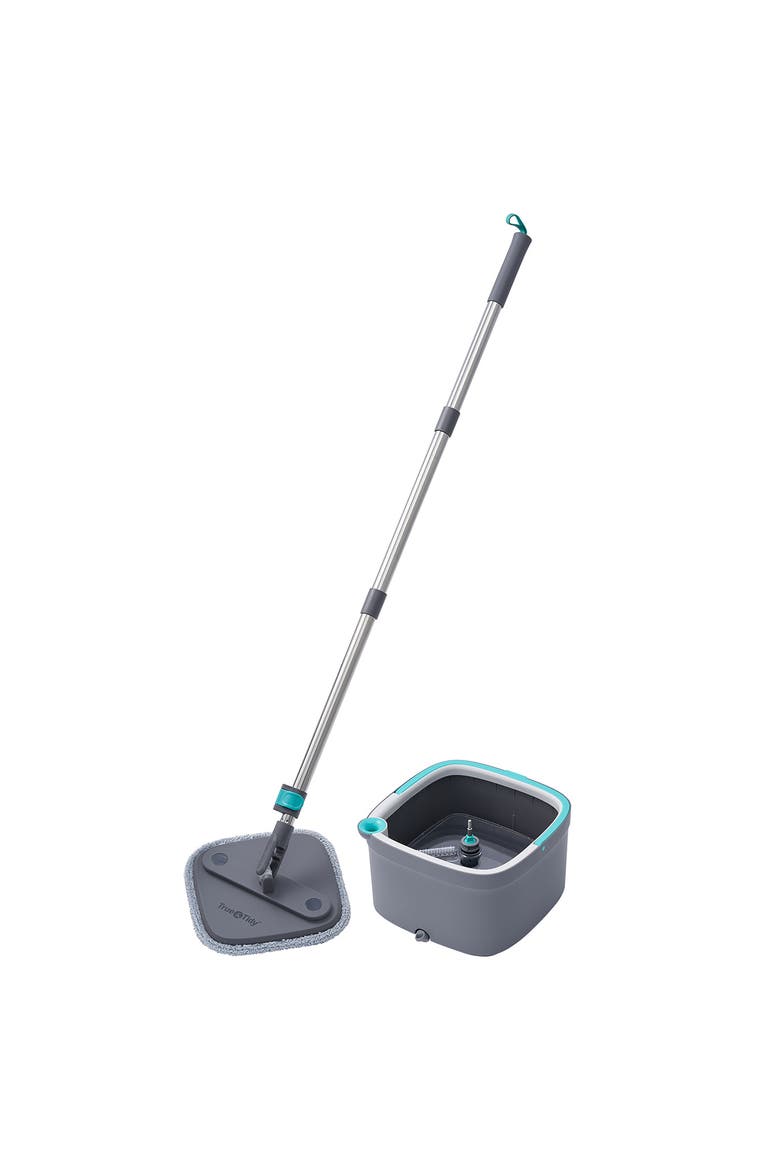 SALAV True & Tidy Spin-800 TRUECLEAN Mop & Bucket System, Main, color, GREY