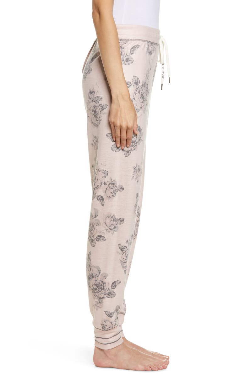 PJ Salvage La Vie en Rose Pajama Pants, Alternate, color, Pink Clay