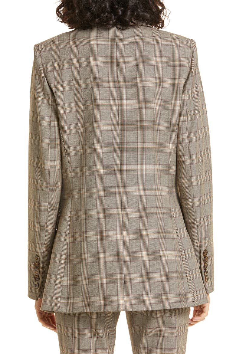 Long & Lean Dickey Jacket, Alternate, color, BROWN MULTI