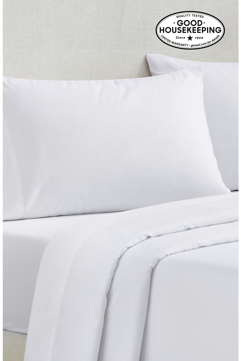 Grand Indulgence 1000 Thread Count 100% Cotton Sateen Sheet Set, Alternate, color, Bright White