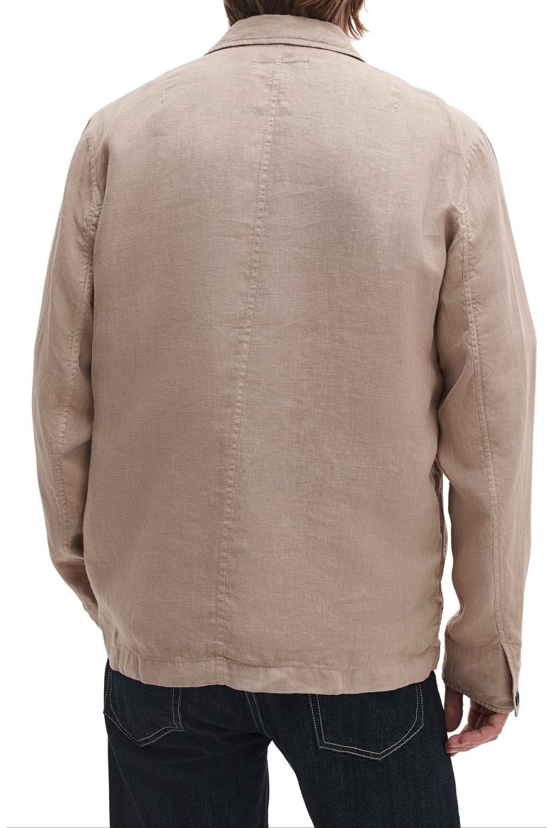 Evan Linen Chore Jacket, Alternate, color, WOLF GREY