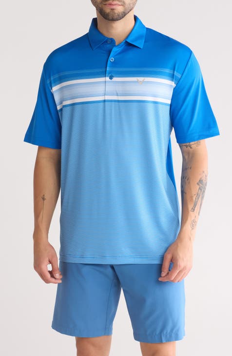 Short Sleeve Engineered Energy Stripe Polo