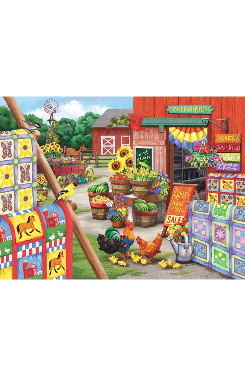 Sunsout Quilts 300 piece Jigsaw Puzzle for Adults, Alternate, color, Multicolor